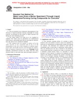 UNGÜLTIG ASTM C156-09a 15.12.2009 Ansicht