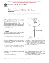 UNGÜLTIG ASTM C167-98(2003) 10.4.2003 Ansicht