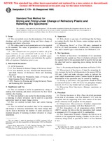 UNGÜLTIG ASTM C179-85(1999) 1.1.1999 Ansicht