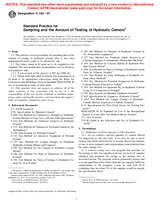 UNGÜLTIG ASTM C183-97 10.7.1997 Ansicht