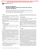 UNGÜLTIG ASTM C184-94e1 1.1.1994 Ansicht