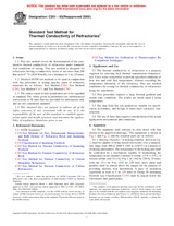 UNGÜLTIG ASTM C201-93(2009) 1.3.2009 Ansicht