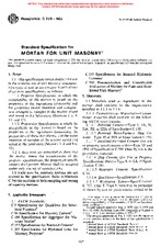 UNGÜLTIG ASTM C270-80a 1.1.1900 Ansicht