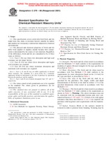 UNGÜLTIG ASTM C279-88(2001) 1.1.2001 Ansicht