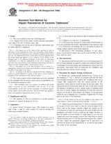 UNGÜLTIG ASTM C368-88(1999) 10.10.1999 Ansicht
