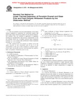 UNGÜLTIG ASTM C372-94(2001) 15.7.1994 Ansicht