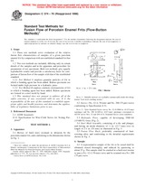 UNGÜLTIG ASTM C374-70(1998) 1.1.1998 Ansicht