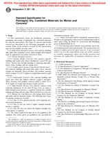 UNGÜLTIG ASTM C387-00 10.8.2000 Ansicht