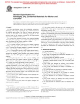 UNGÜLTIG ASTM C387-04 1.6.2004 Ansicht
