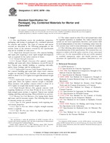 UNGÜLTIG ASTM C387/C387M-06a 1.7.2006 Ansicht