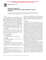 UNGÜLTIG ASTM C411-04 1.9.2004 Ansicht