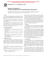 UNGÜLTIG ASTM C417-93(1998) 10.9.1998 Ansicht