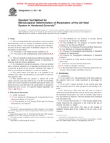 UNGÜLTIG ASTM C457-98 10.7.1998 Ansicht