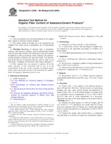 UNGÜLTIG ASTM C458-98(2006) 1.6.2006 Ansicht