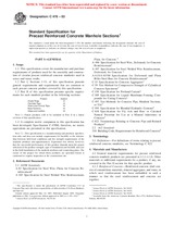 UNGÜLTIG ASTM C478-03 10.5.2003 Ansicht