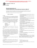 UNGÜLTIG ASTM C478M-03a 10.8.2003 Ansicht