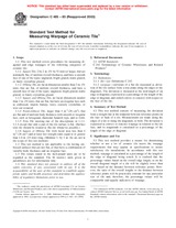 UNGÜLTIG ASTM C485-83(2003) 1.10.2003 Ansicht