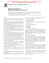 UNGÜLTIG ASTM C485-83(2003)e1 1.10.2003 Ansicht
