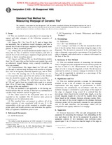 UNGÜLTIG ASTM C485-83(1999) 10.10.1999 Ansicht
