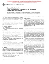 UNGÜLTIG ASTM C499-78(1999) 10.10.1999 Ansicht