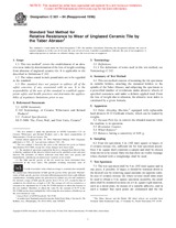 UNGÜLTIG ASTM C501-84(1996) 10.10.1996 Ansicht