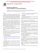 UNGÜLTIG ASTM C522-03(2009) 1.10.2009 Ansicht