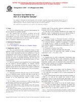UNGÜLTIG ASTM C561-91(2005) 1.6.2005 Ansicht