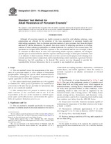 UNGÜLTIG ASTM C614-10(2015) 1.5.2015 Ansicht