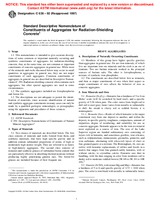 UNGÜLTIG ASTM C638-92(1997) 1.1.1997 Ansicht
