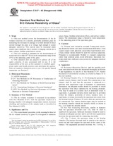 UNGÜLTIG ASTM C657-93(1998) 10.10.1998 Ansicht
