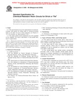 UNGÜLTIG ASTM C658-98(2003) 1.10.2003 Ansicht