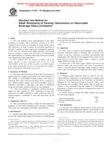 UNGÜLTIG ASTM C675-91(2001) 15.11.1991 Ansicht