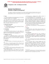 UNGÜLTIG ASTM C693-93(2003) 15.5.1993 Ansicht