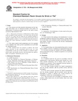 UNGÜLTIG ASTM C723-98(2003) 1.10.2003 Ansicht