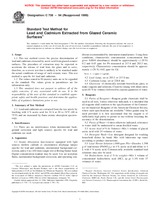 UNGÜLTIG ASTM C738-94(1999) 10.4.1999 Ansicht