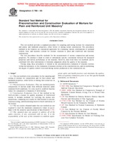 UNGÜLTIG ASTM C780-05 15.7.2005 Ansicht