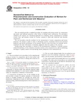 UNGÜLTIG ASTM C780-12 1.8.2012 Ansicht