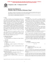 UNGÜLTIG ASTM C866-77(1997)e1 1.1.1997 Ansicht