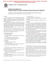 UNGÜLTIG ASTM C867-94(2000) 1.1.2000 Ansicht