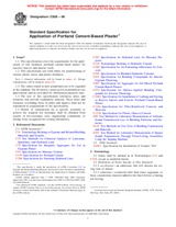 UNGÜLTIG ASTM C926-06 1.6.2006 Ansicht