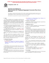 UNGÜLTIG ASTM C939-02 10.12.2002 Ansicht