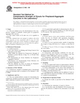 UNGÜLTIG ASTM C942-99 10.1.1999 Ansicht