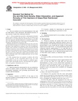 UNGÜLTIG ASTM C948-81(2001) 8.6.1981 Ansicht