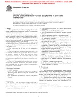 UNGÜLTIG ASTM C989-99 10.7.1999 Ansicht