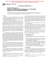 UNGÜLTIG ASTM C1044-98 10.5.1998 Ansicht