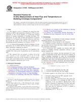 UNGÜLTIG ASTM C1046-95(2007) 1.5.2007 Ansicht
