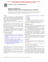 UNGÜLTIG ASTM C1073-97a(2011) 1.12.2011 Ansicht