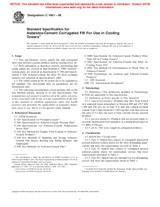 UNGÜLTIG ASTM C1081-98 10.9.1998 Ansicht