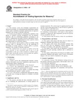 UNGÜLTIG ASTM C1093-07 1.6.2007 Ansicht