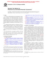 UNGÜLTIG ASTM C1108-99(2006) 1.7.2006 Ansicht
